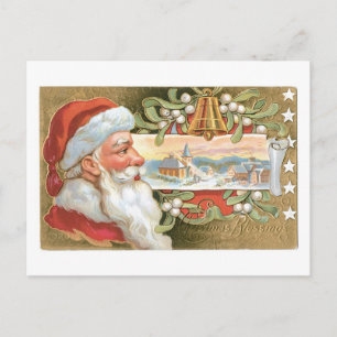 Cartes Pour Fêtes Annuelles Noël à l'ancienne, Père Noël