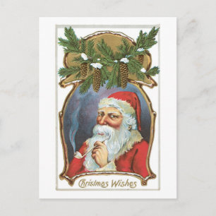 Cartes Pour Fêtes Annuelles Noël à l'ancienne, Père Noël