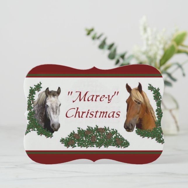 Cartes Pour Fêtes Annuelles Noël à Mare-y (Debout devant)