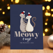 Noël à Meowy et à Bright Two Cats