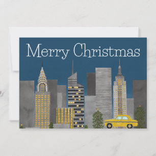 Cartes Pour Fêtes Annuelles Noël à New York