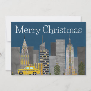Cartes Pour Fêtes Annuelles Noël à New York