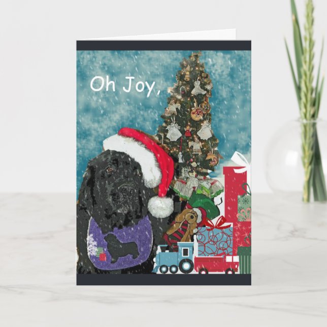 Cartes Pour Fêtes Annuelles Noël à Terre-Neuve (Devant)
