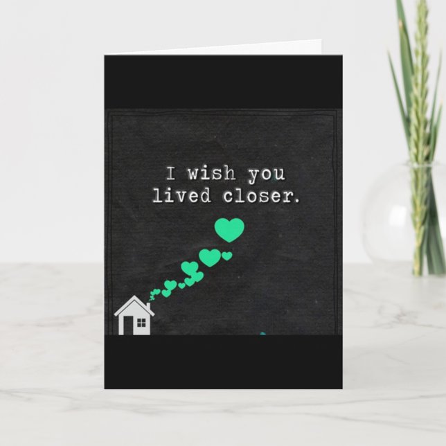 CARTES POUR FÊTES ANNUELLES NOËL *À TRAVERS LES MILES* (Devant)