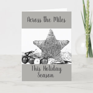 CARTES POUR FÊTES ANNUELLES NOËL *À TRAVERS LES MILES*