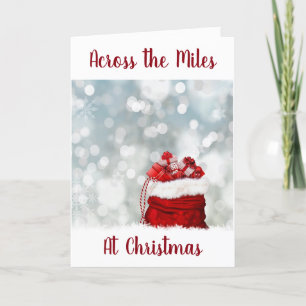 CARTES POUR FÊTES ANNUELLES NOËL *À TRAVERS LES MILES*