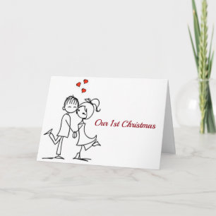 CARTES POUR FÊTES ANNUELLES ***NOËL AMOUR*** NOTRE 1ÈRE NOËL