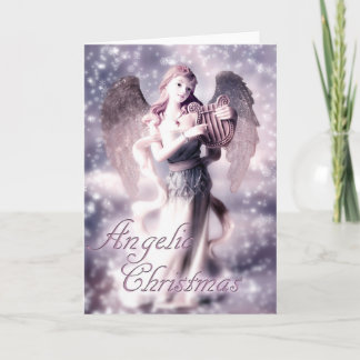 Cartes Pour Fêtes Annuelles Noël angélique