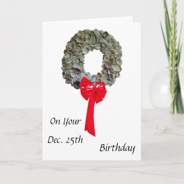 Cartes Pour Fêtes Annuelles Noël Anniversaire 1 (Devant)