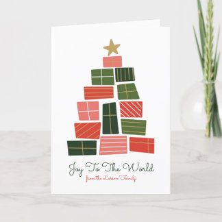 Cartes Pour Fêtes Annuelles Noël Arbre moderne Noël