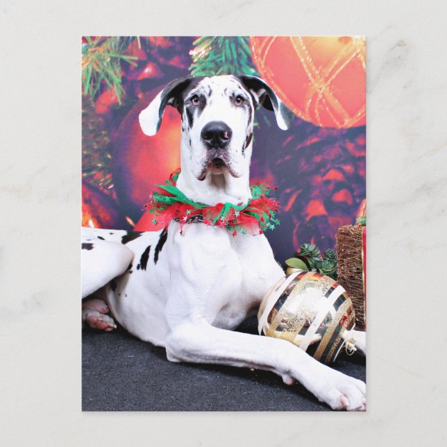 Cartes Pour Fêtes Annuelles Noël - Arlequin grand Danse - Baron (Devant)