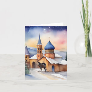 Cartes Pour Fêtes Annuelles Noël arménien B - 6 janvier - Aquarelle