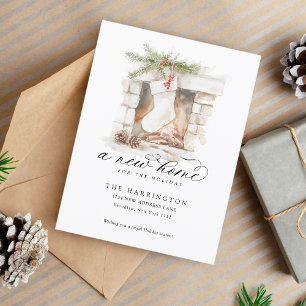 Cartes Pour Fêtes Annuelles Noël Attraper Une Nouvelle Calligraphie De Maison