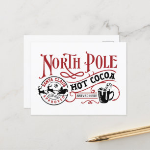 Cartes Pour Fêtes Annuelles Noël au cacao chaud du Pôle Nord