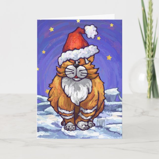 Cartes Pour Fêtes Annuelles Noël au gingembre (Devant)