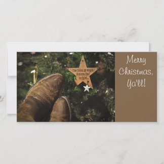 Cartes Pour Fêtes Annuelles Noël au Texas