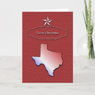 Cartes Pour Fêtes Annuelles Noël au Texas