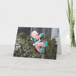 Cartes Pour Fêtes Annuelles Noël aux elfes de neige