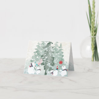 Cartes Pour Fêtes Annuelles Noël avec des ours polaires