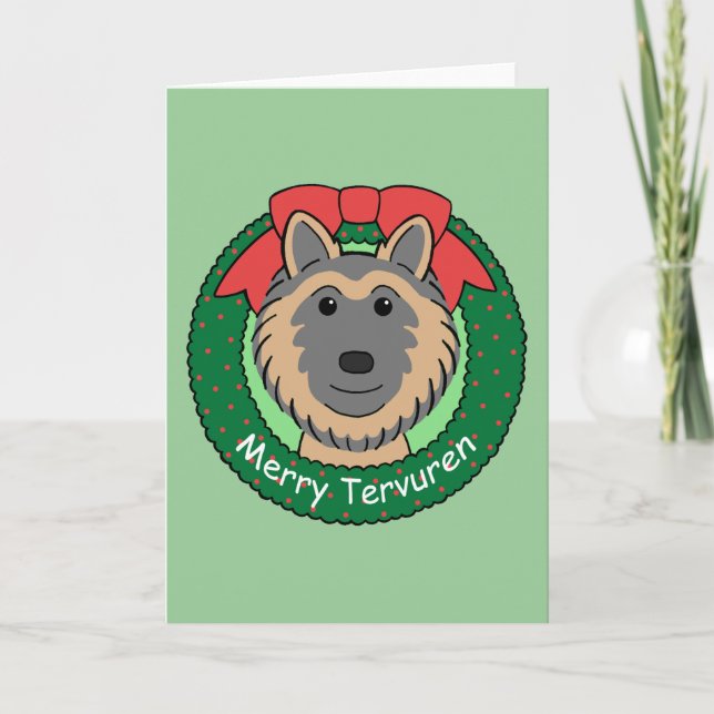 Cartes Pour Fêtes Annuelles Noël belge Tervuren (Devant)