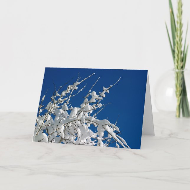 Cartes Pour Fêtes Annuelles Noël blanc II (Devant)