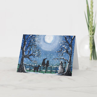 Cartes Pour Fêtes Annuelles Noël bleu