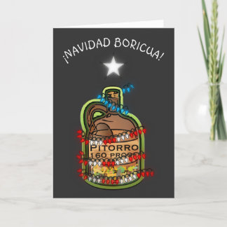 Cartes Pour Fêtes Annuelles Noël Boricua Porto Rico Joyeux Noël