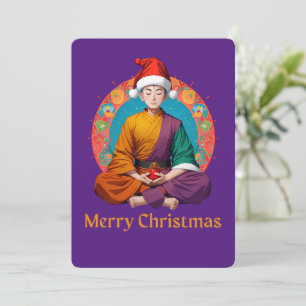 Cartes Pour Fêtes Annuelles Noël bouddhiste