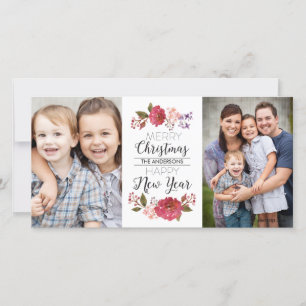 Cartes Pour Fêtes Annuelles Noël Bouquet vintage