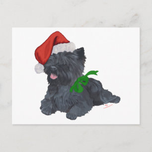 Cartes Pour Fêtes Annuelles Noël Cairn Terrier