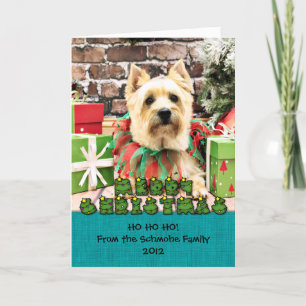 Cartes Pour Fêtes Annuelles Noël - Cairn Terrier - Lola