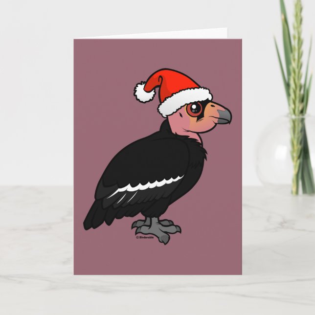 Cartes Pour Fêtes Annuelles Noël Californie Condor (Devant)