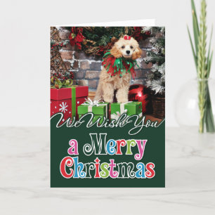 Cartes Pour Fêtes Annuelles Noël - caniche - Patronaglo