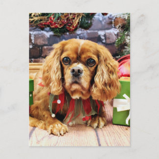 Cartes Pour Fêtes Annuelles Noël - Cavalier King Charles Spaniel - Lily
