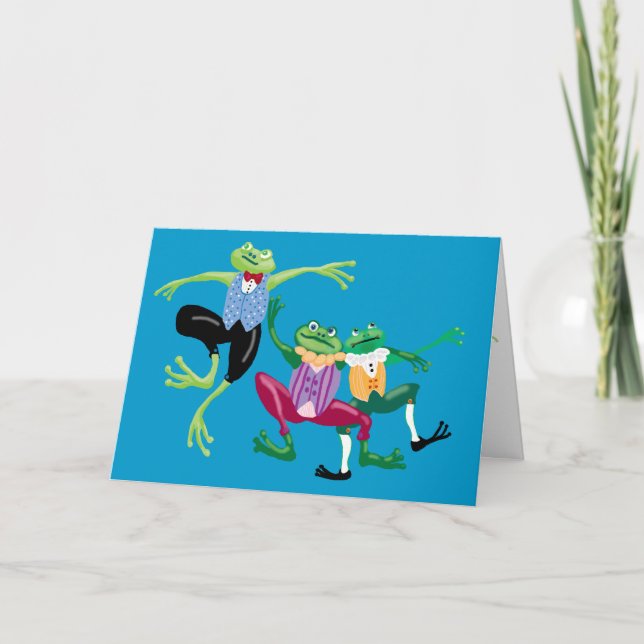 Cartes Pour Fêtes Annuelles Noël chanceux (Devant)