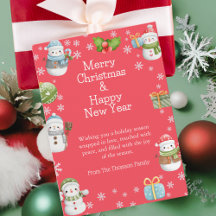 Noël Charmant hiver Snowman