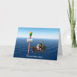 Cartes Pour Fêtes Annuelles Noël chaud