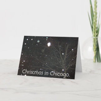 Cartes Pour Fêtes Annuelles Noël Chicago