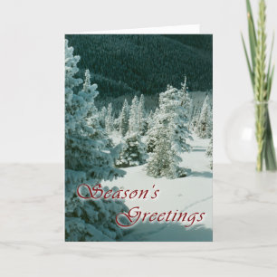 Cartes Pour Fêtes Annuelles Noël classique du Colorado