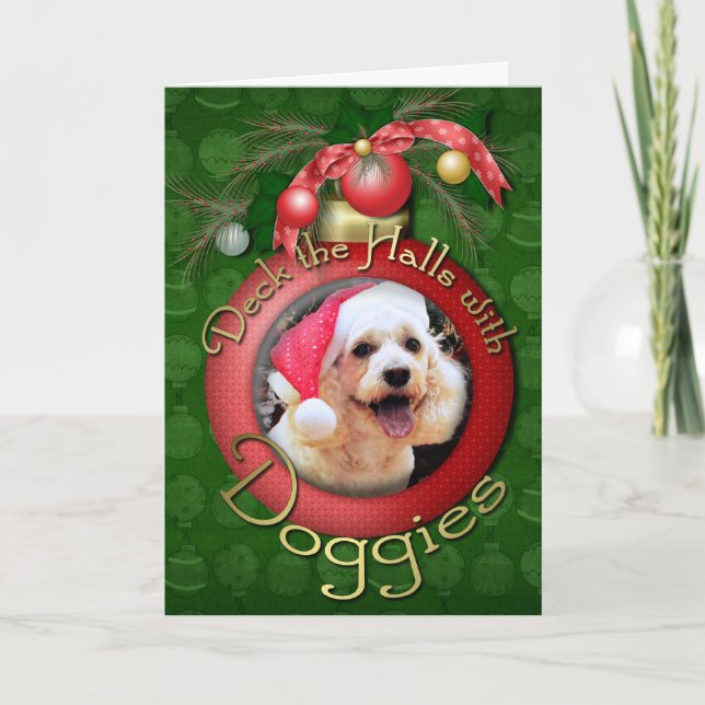Cartes Pour Fêtes Annuelles Noël - Cockapoo - Maddy (Devant)