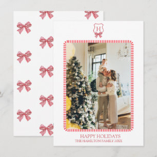 Cartes Pour Fêtes Annuelles Noël Coquette Crest Photo Grille du millénaire