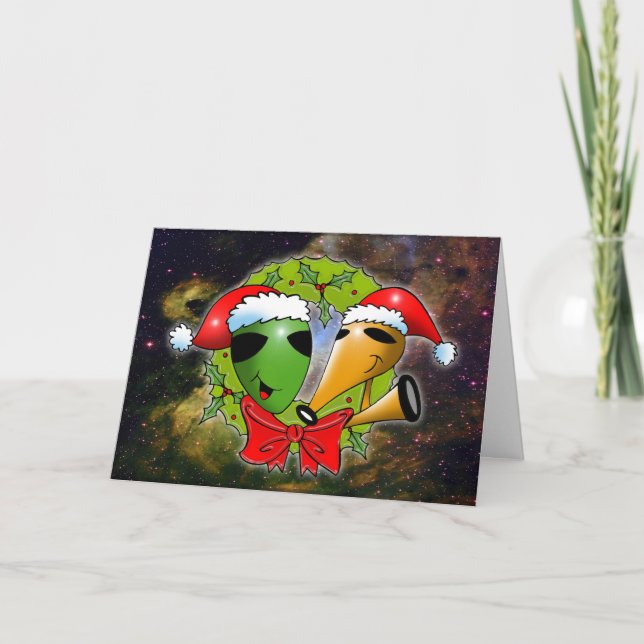 Cartes Pour Fêtes Annuelles Noël cosmique par Gregory Gallo (Devant)