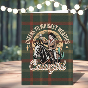 Cartes Pour Fêtes Annuelles Noël Cowgirl