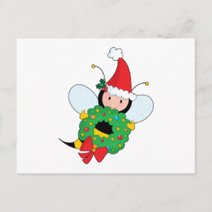 Cartes Pour Fêtes Annuelles Noël d'abeille
