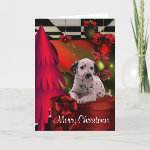 Cartes Pour Fêtes Annuelles Noël dalmatien