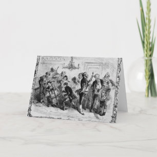 Cartes Pour Fêtes Annuelles Noël dans le Hall de l'employé