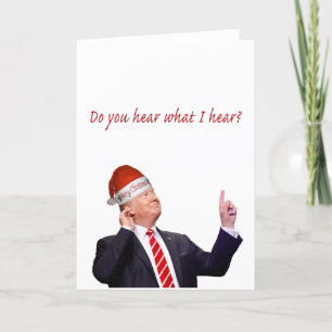 Cartes Pour Fêtes Annuelles Noël d'atout : Entendez-vous ce que j'entends ?
