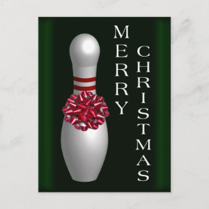 Cartes Pour Fêtes Annuelles Noël de bowling