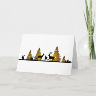 Cartes Pour Fêtes Annuelles Noël de cerfs