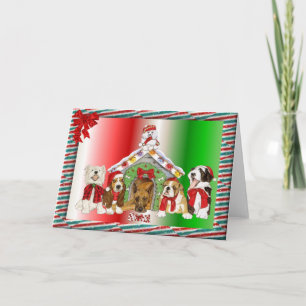 Cartes Pour Fêtes Annuelles Noël de chien